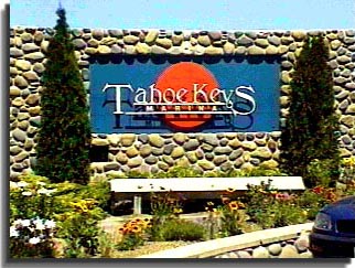 Tahoe Keys Marina Stone Entry