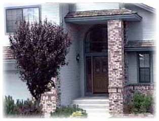 Red Brick Entrance