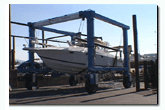 travel lift for The Tahoe Keys Marina.